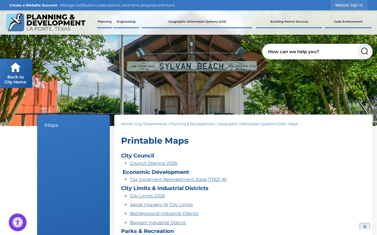 La Porte street directory city maps source