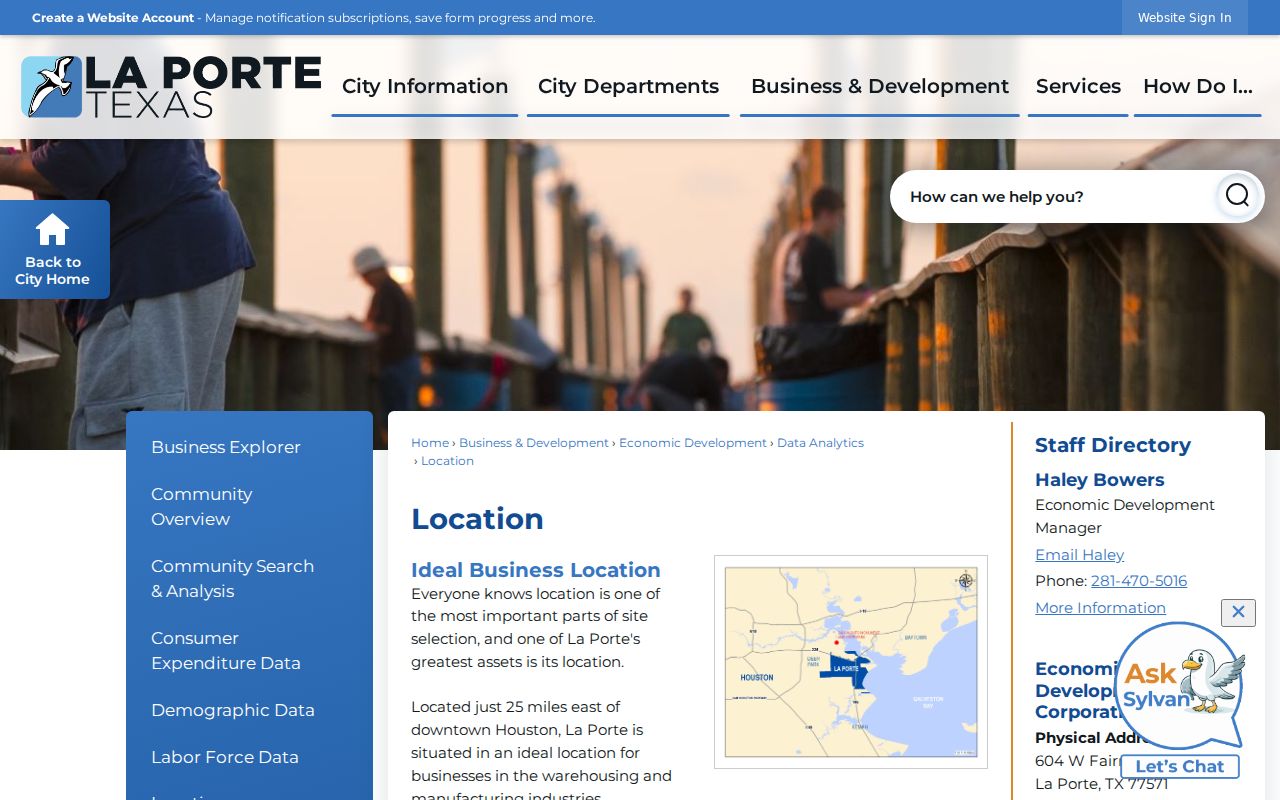 La Porte ZIP code directory location geography